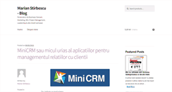 Desktop Screenshot of marianstirbescu.ro
